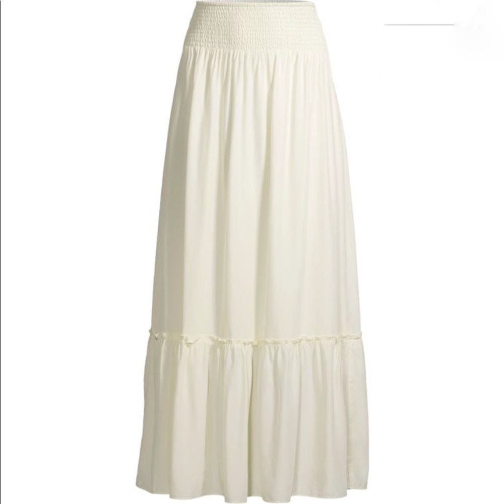WeWoreWhat Tiered Ruffle Maxi Skirt